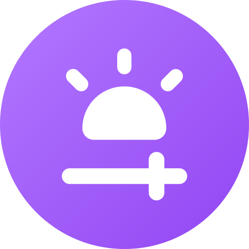 control de brillo icono gratis