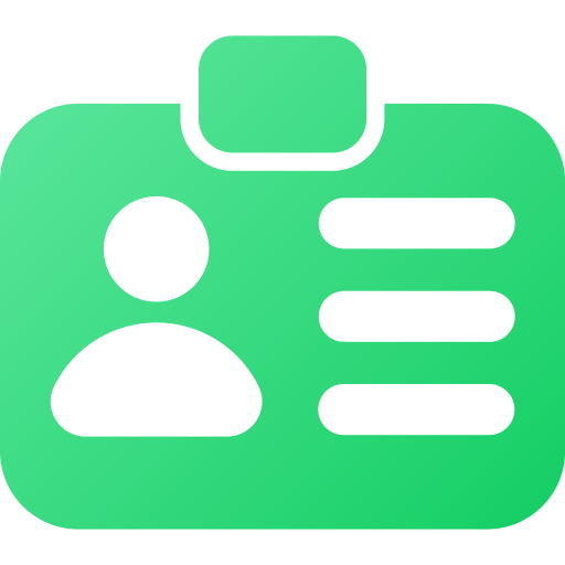 tarjeta de identificación icono gratis