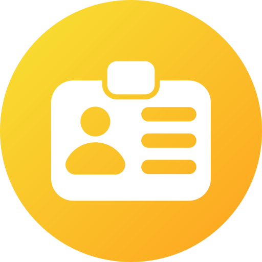 tarjeta de identificación icono gratis