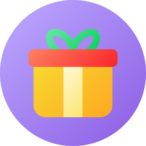 caja de regalo icono gratis