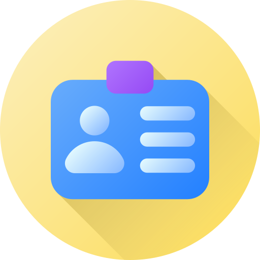 tarjeta de identificación icono gratis