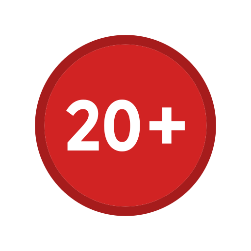 Age limit Free signaling icons