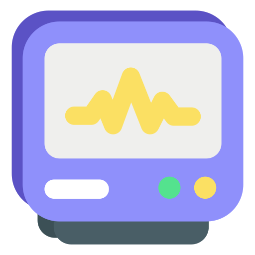 máquina de ecg icono gratis