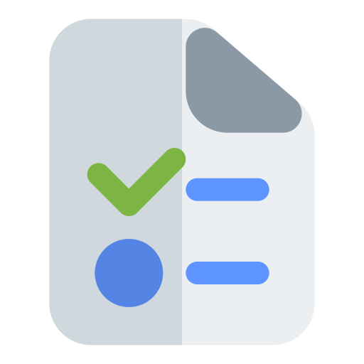 Checklist file - Free files and folders icons