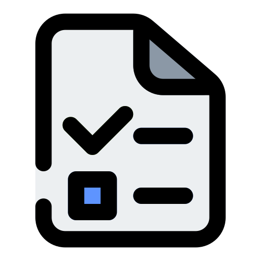 archivo de lista de verificación icono gratis