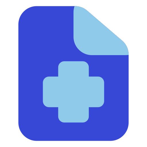 informe médico icono gratis
