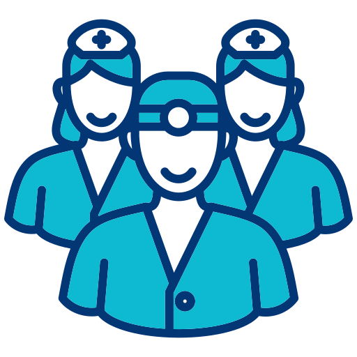 Медицинская команда бесплатно иконка