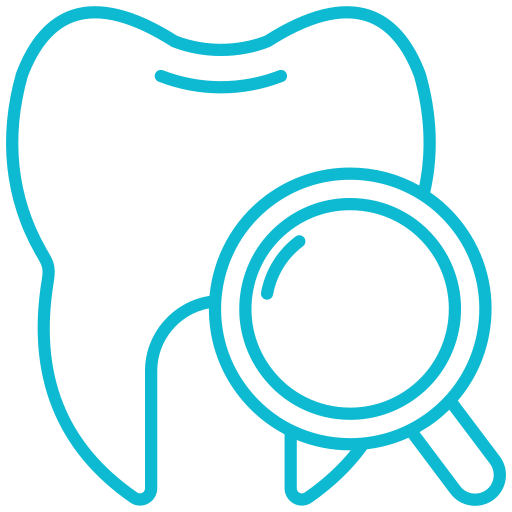 exame odontológico grátis ícone exame odontológico grátis ícone