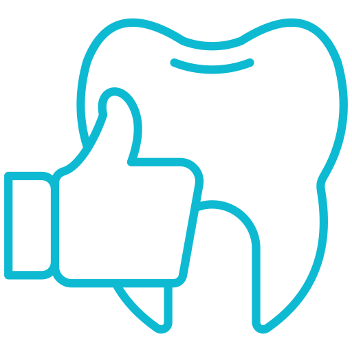 dientes sanos icono gratis