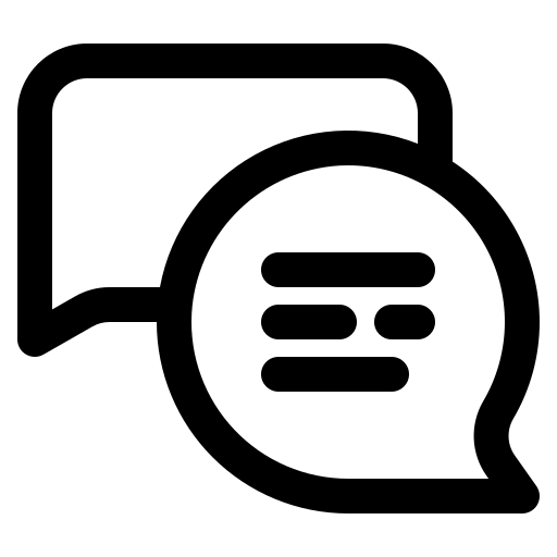 Speech bubble free icon
