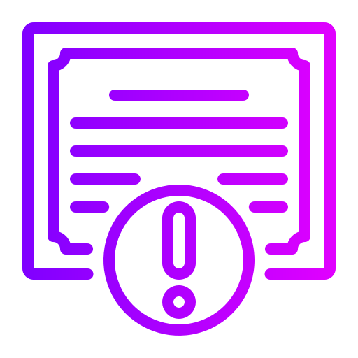 certificado icono gratis