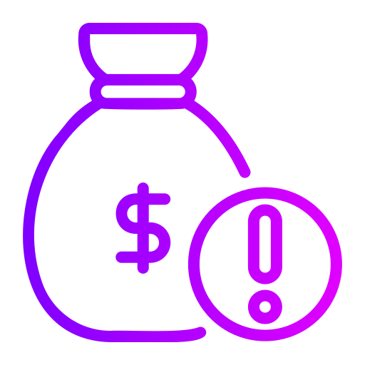 bolsa de dinero icono gratis