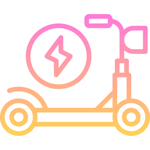 scooter electrico icono gratis