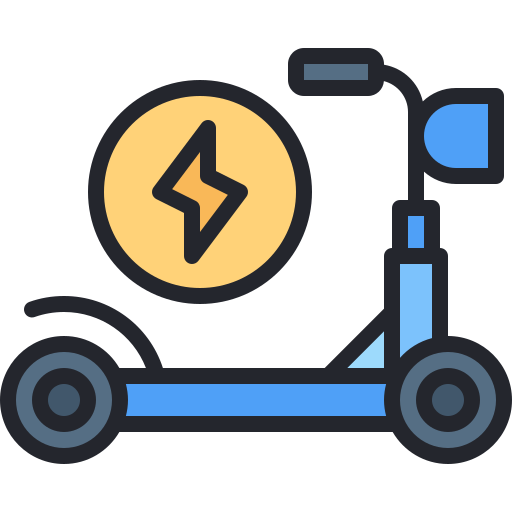 scooter electrico icono gratis