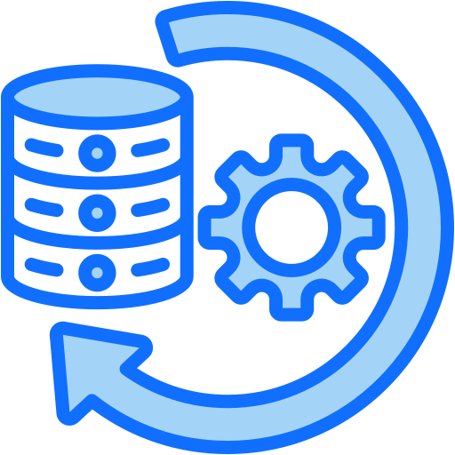 transformación de datos icono gratis