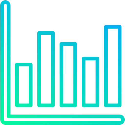 gráfico de barras icono gratis