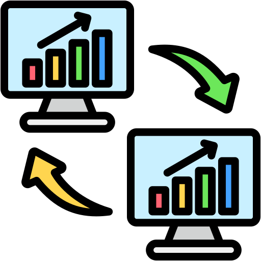 compartir datos icono gratis