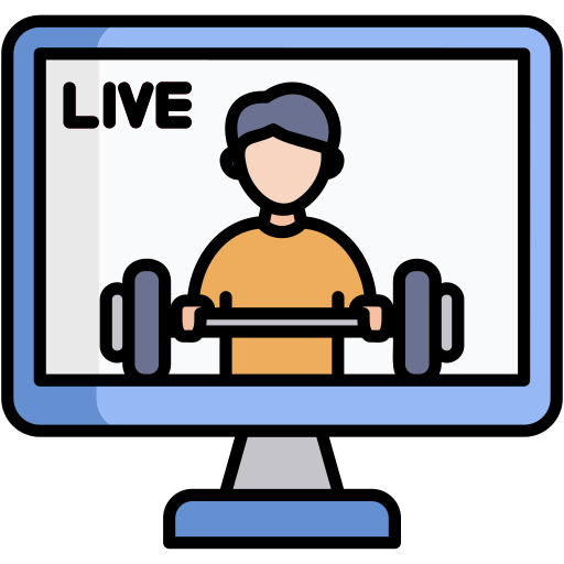 aptitud física icono gratis