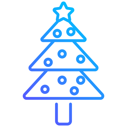 árbol de navidad icono gratis