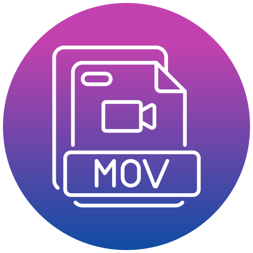 formato de archivo mov icono gratis