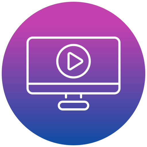 reproductor de video icono gratis