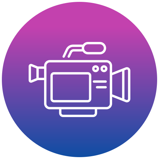 camara de video icono gratis