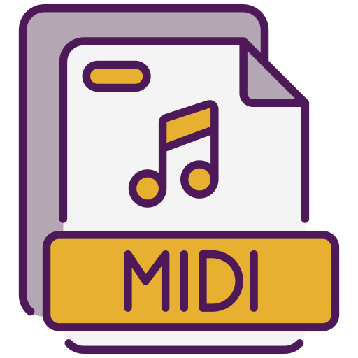 midi icono gratis