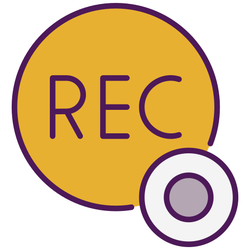 Recording free icon