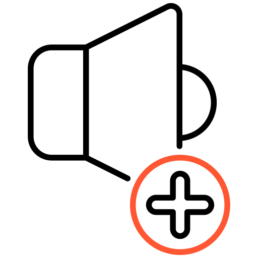 Volume up free icon