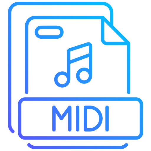 midi icono gratis