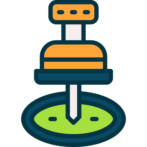 chincheta icono gratis