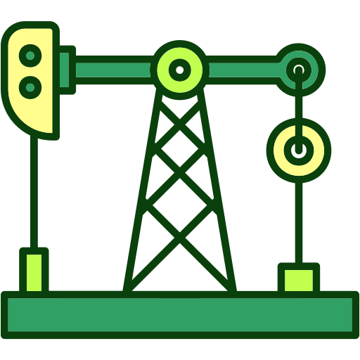 Oil mining free icon