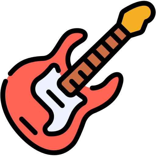 guitarra electrica icono gratis