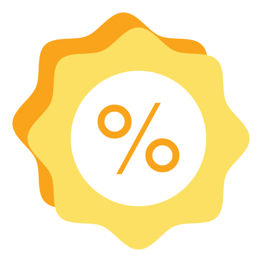 desconto grátis ícone