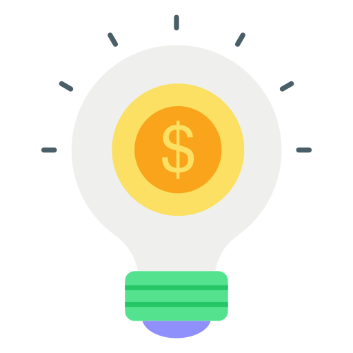 idea financiera icono gratis