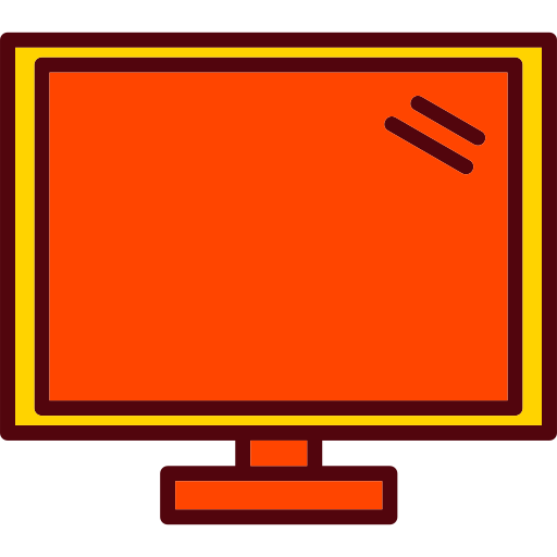 pantalla del monitor icono gratis