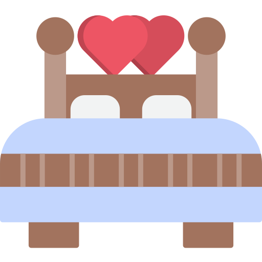 cama matrimonial icono gratis