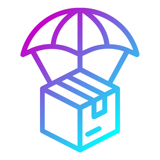 Коробка доставки бесплатно иконка