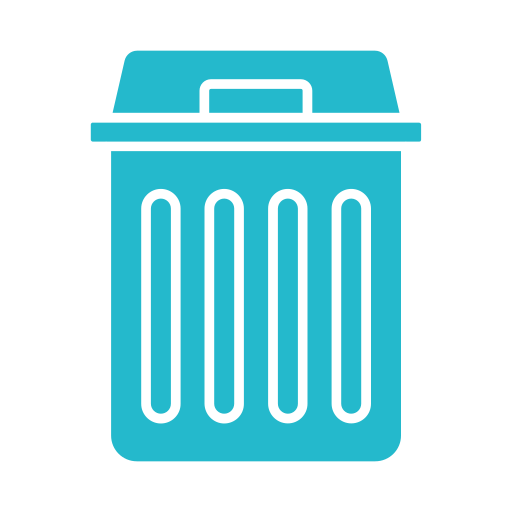 cubo de la basura icono gratis