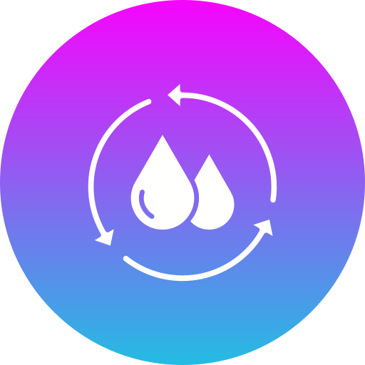 reutilizar el agua icono gratis