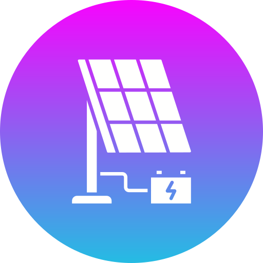 energía solar icono gratis