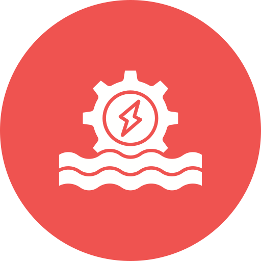 Hydro power free icon Hydro power free icon