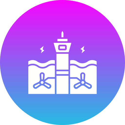 energía oceánica icono gratis