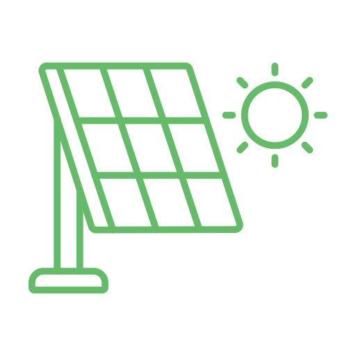 panel solar icono gratis