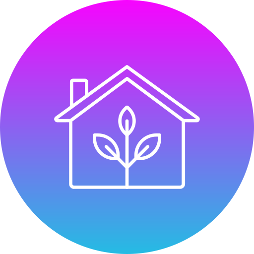 hogar ecológico icono gratis