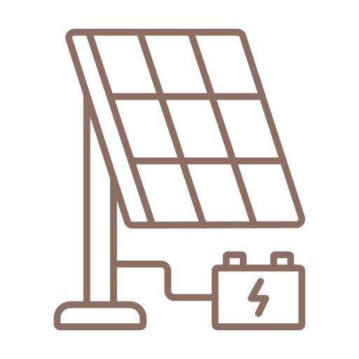 energía solar icono gratis