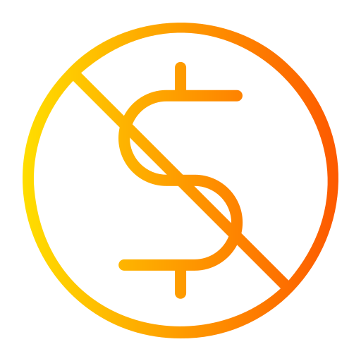 Slash free icon Slash free icon