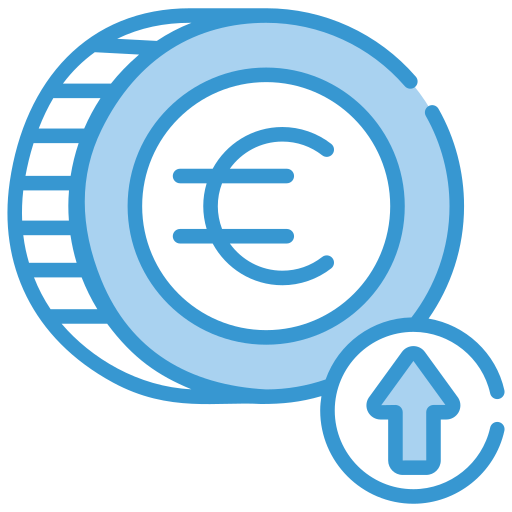 euro icono gratis