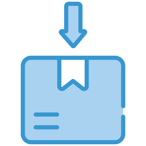 caja de entrega icono gratis