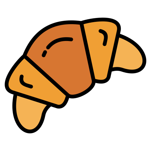 croissant Icône gratuit croissant Icône gratuit
